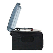 VICTOR VWRP-4200-BK Cosmopolitan 8-in-1 Turntable Music Center, Black