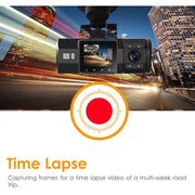 Vantrue N2 Pro Dual Dash Cam, Front and Interior 1080P Recording, 1440P Single Front Camera, Infrared Night Vision, Motion Detection Parking Mode, G-Sensor, Loop Recording, Black
