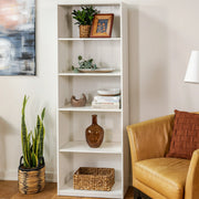Mainstays MS5336278612006 5-Shelf Bookcase with Adjustable Shelves, White