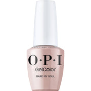 OPI GelColor Bare My Soul Sheer Soft Beige Crme Gel Nail Polish, 0.5 Fl Oz, Vegan, HEMA Free, Long-Lasting Wear