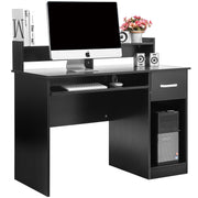 Ktaxon Laptop PC Work Table Home Drawer & Keyboard Tray, Black - Fashionable