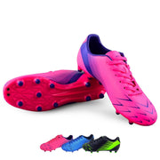 Vizari Ranger Youth Firm Ground Soccer Cleats, Durable Synthetic Upper, Lightweight Comfort, Pink/Purple, Sizes Toddler to Big Kids