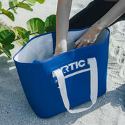 RTIC Ultra-Tough Tote Bag, Waterproof, Puncture-Resistant TPU Fabric, Navy, 40 L, 19702