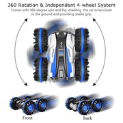 Vbiger Blue RC Car 1:16 Scale for Kids 2.4 GHz 4WD off Road Monster Truck for 5-12 Year Old Boys