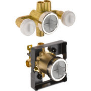 Delta R18000-XO Jetted Shower Rough-In Valve with Extra Outlet 6-Setting