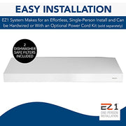 Broan-NuTone Glacier Series 24-Inch Under-Cabinet Range Hood, 300 CFM, White, BCSEK124WW