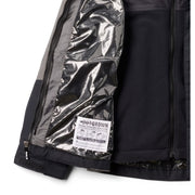 Columbia Boys Bugaboo III 3-in-1 Fleece Interchange Jacket, Waterproof Omni-Tech, Omni-Heat Lining, Black/City Grey, Large, 208946