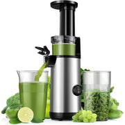 SHARDOR Compact Powerful Juicer Easy-to-Clean Fruit and Vegetable Juicer, Low-Noise Juicer Machine