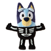 Dandee International Bluey Glow-In-The-Dark Skeleton Plush, Ultra-Soft Polyester, 7.5 in x 4.5 in