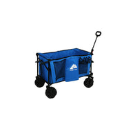 Ozark Trail TR-21830AT All-Terrain Big Bucket Cart Wagon, Blue