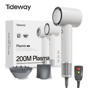 Tideway H11 Aura Hair Dryer with Diffuser, High-Speed 110,000 RPM Brushless Motor, White