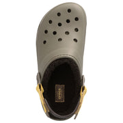 Crocs 207936-3J5 All-Terrain Lined Clogs for Men, Dusty Olive, Size: 9M
