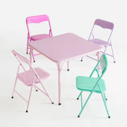Little Nest WK660585 5 Piece Pink Table And Chair Set