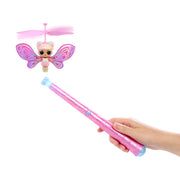 L.O.L. Surprise Magic Flyers Fairies Tots Collectible Mini Fairy Doll, Flower Child, Rechargeable Flying Doll with Magic Wand, 5.75 in