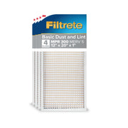 Filtrete Furnace Air Filter, 12x20x1 in, MPR 300, MERV 5, Basic Dust and Lint Reduction, Pack of 4, 319-4