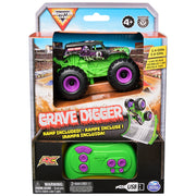 Monster Jam 89194258 1:64 Grave Digger Remote Control Monster Truck Vehicle, for Ages 4 and up
