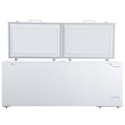 Hamilton Beach 30 Cu Ft Chest Freezer, Double Door, Adjustable Thermostat, White, HBFRF3030