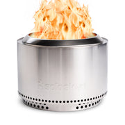 Solo Stove Yukon 2.0 Outdoor Fire Pit, Smokeless Wood Burning Fireplace, Stainless Steel, 19.8 in Height, 27 in Diameter, with Stand and Removable Ash Pan