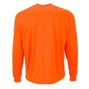 Carhartt Force Color-Enhanced Long-Sleeve T-Shirt for Men - Bright Orange - XLT