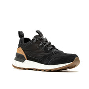 Merrell Alpine 83 Sneaker Recraft Women's Black Fashion Sneakers, Suede Leather and Recycled Textile Upper, Lace-Up Closure, Flat Heel, J006864