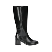 No Boundaries Women's Tall Block Heel Boots, Mid-Calf Stovepipe, Black, 2.19-Inch Heel