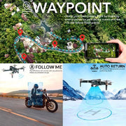 Contixo F35 RC GPS Drone with 4K UHD Camera 2-Axis Self-Stabilizing Gimbal with 64GB Micro SD & Carrying Case