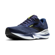 Brooks Adrenaline GTS 24 Men's Athletic Running Shoe, GuideRails Support, Peacoat Black Sharp Green, Size 12 Medium, 110437-423