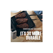 George Foreman GRD6090B Smokeless, Digital Smart Select, Family Size (4-6 Servings), Stainless Steel