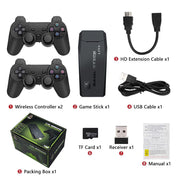 Kothab Retro Arcade Game Console, 20000+ Games, Wireless Double Controllers, HDMI Output, 64GB Storage