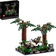 LEGO 75353 Star Wars Endor Speeder Chase Diorama Collectible Building Set