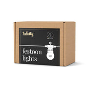 Twinkly TWF020STP-BUS Smart LED Light String Festoon 20 RGB LED, 33 ft, Multicolor, App-Controlled, Indoor and Outdoor