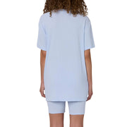 LOFT Women's 2-Piece Bike Short Pajama Set, Blue, XL