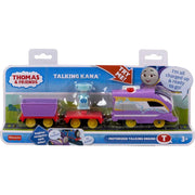Fisher-Price Thomas & Friends Talking Kana Motorized Toy Train Engine with Phrases and Sounds, Includes Cargo Cars, Preschool Ages 3+