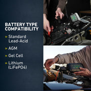 Deltran Battery Tender Charge N Start 1100, 2-in-1 1000 AMP Jump Starter and 12V 1 AMP Smart Battery Charger, Compact Portable Design, for Cars, Motorcycles, ATVs, SUVs