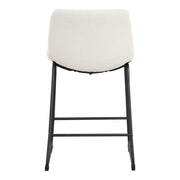 Furniture of America Perri Modern Chenille Counter Height Dining Chairs, Blue, Set of 2, EC-3471BL-PC