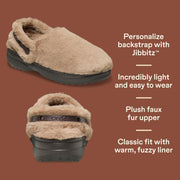 Crocs Classic Unfurgettable Clog, Slip-On Faux Fur Upper, Milk Chocolate, Size 8 Women/6 Men, 211116-2JJ
