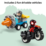 LEGO DUPLO Marvel Team Spidey Webquarters Building Toy, 65 Pieces, Multicolor, Ages 2+, 10464