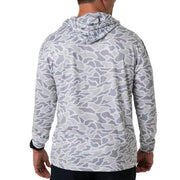 BURLEBO Performance Hoodie - White Camo - XL