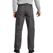 Dickies Relaxed-Fit Straight-Leg Carpenter Sanded-Duck Jeans for Men, 32x32, Rinsed Slate -  100.00% Cotton