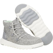 HEYDUDE 42006-030 Reyes Heathered Boots for Ladies - Grey - 7M