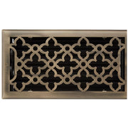 Signature Hardware 445783 Ballas Steel Wall Register - Antique Brass - 6