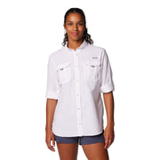 Columbia PFG Bahama II Long-Sleeve Button-Down Shirt - White - XL