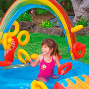 Intex, 57453EP, Rainbow Ring Inflatable Play Center, Ages 2+