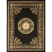 Home Dynamix Optimum 11023-450 Polypropylene 7-Feet 8-Inch by 10-Feet 4-Inch Area Rug, Black