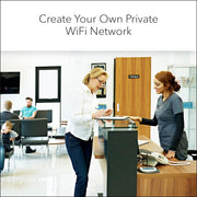 NETGEAR WAX210 Wireless Access Point, Dual-Band WiFi 6 AX1800, 1 x 1G Ethernet PoE Port, Supports Up to 128 Devices, WPA3 Security, Small White Indoor