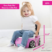 Sunny Days Entertainment Barbie Dream Potty Training Toilet, 2-in-1 Toddler Seat and Potty, Pink, Ages 12 Months and Up, 571180