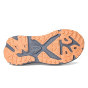 Hoka Women's Stinson 7 Running Shoes, Grey Skies/Pale Tangerine, Medium Width, Synthetic Upper, 1141531-GSP