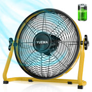 SKVEVN Industrial Floor Fan, 12 Inch High Velocity Portable Fan for Camping Travel Patio Tent