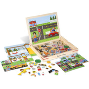 Melissa and Doug 9918 Wooden Magnetic Matching Picture Game