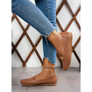 AstraShopming Womens Slip-On Loafers Flats, Lightweight Flexible Sole, Breathable Casual Walking Shoes, Camel